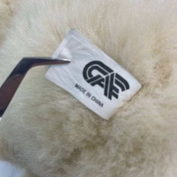 Great American Fun GAF Teddy Bear 9" Plush Brown Ribbon Stuffed Animal Toy VTG - Picture 6 of 8